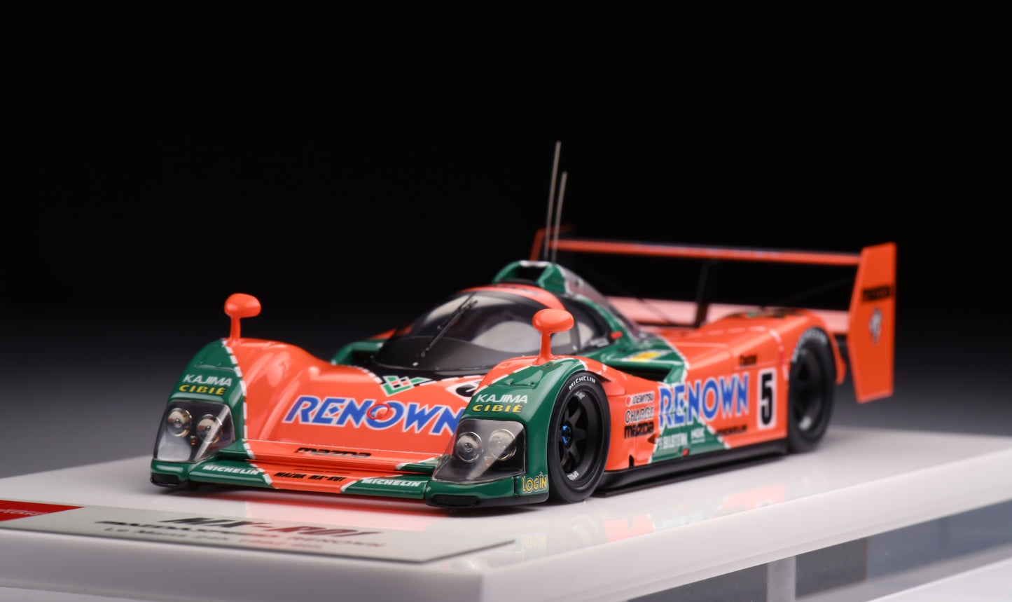 1:43 MakeUp Mazda MX-R01"RENOWN"LeMans 1992 No.5 4th EM312