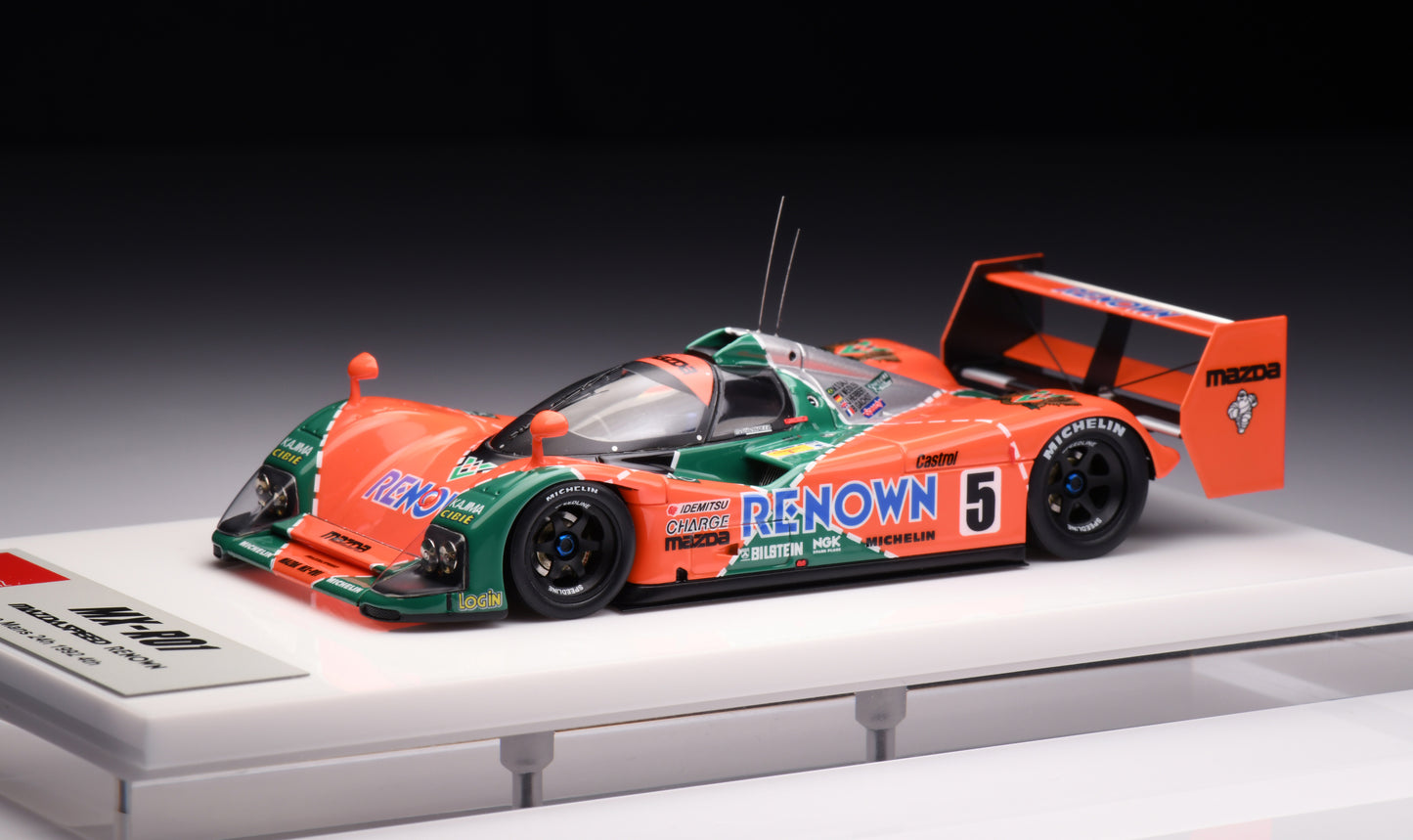 1:43 MakeUp Mazda MX-R01"RENOWN"LeMans 1992 No.5 4th EM312