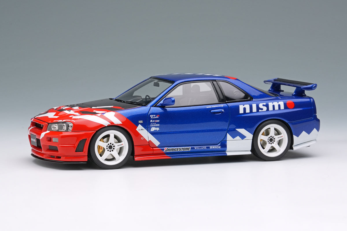 Pre-Order 1:43 NISSAN SKYLINE GT-R (BNR34 NISMO R-tune) Launch Version Tokyo Auto salon 2000 EM771