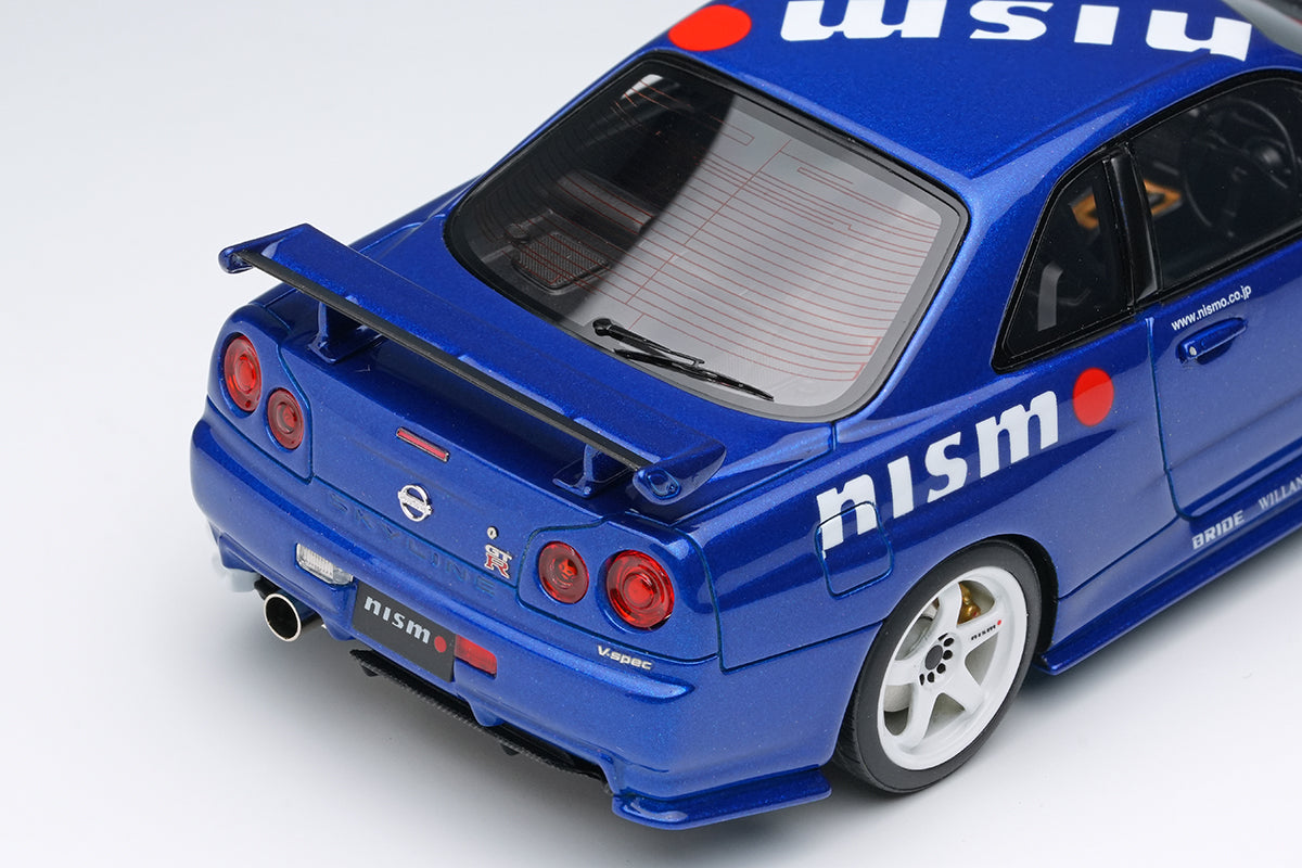 Pre-Order 1:43 NISSAN SKYLINE GT-R (BNR34 NISMO R-tune) Launch Version Tokyo Auto salon 2000 EM771