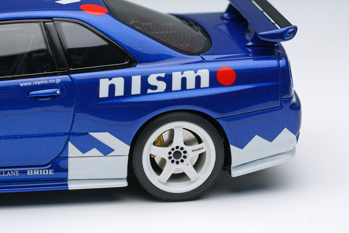 Pre-Order 1:43 NISSAN SKYLINE GT-R (BNR34 NISMO R-tune) Launch Version Tokyo Auto salon 2000 EM771