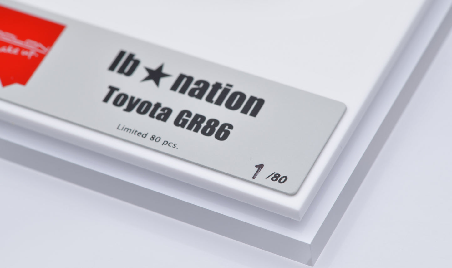 1:43 MakeUp LB Nation Toyota GR86 NO.1 LB022E