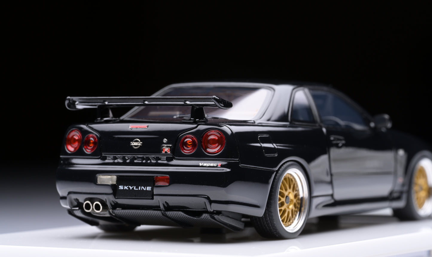 1/43 MakeUp Nissan Skyline GT-R (BNR34) V-spec II 2000 (BBS LM Wheel) EM509D