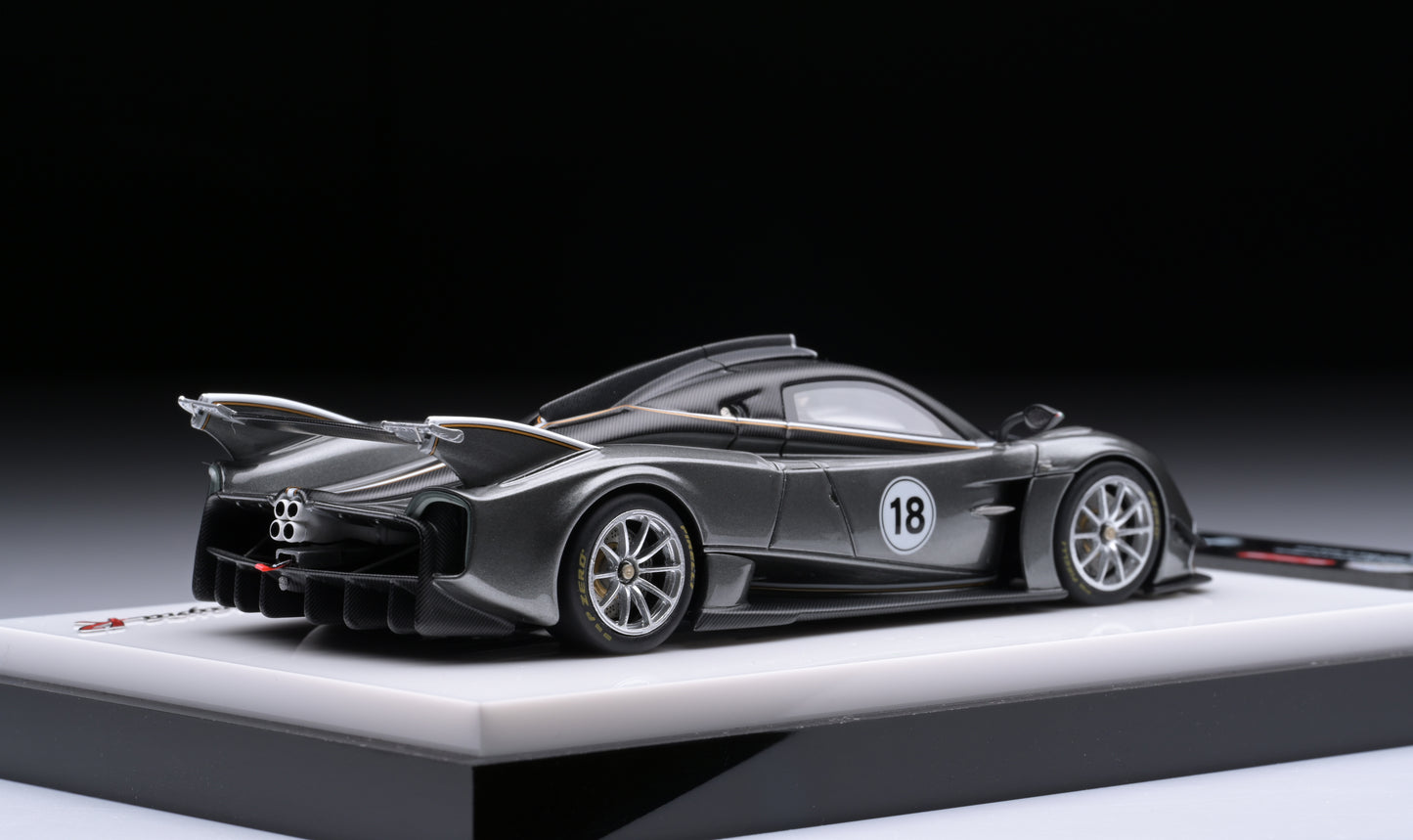 1:43 Figart Model Pagani Huayra R Grigio Knockhill/Black Mamba Carbon Matt #18