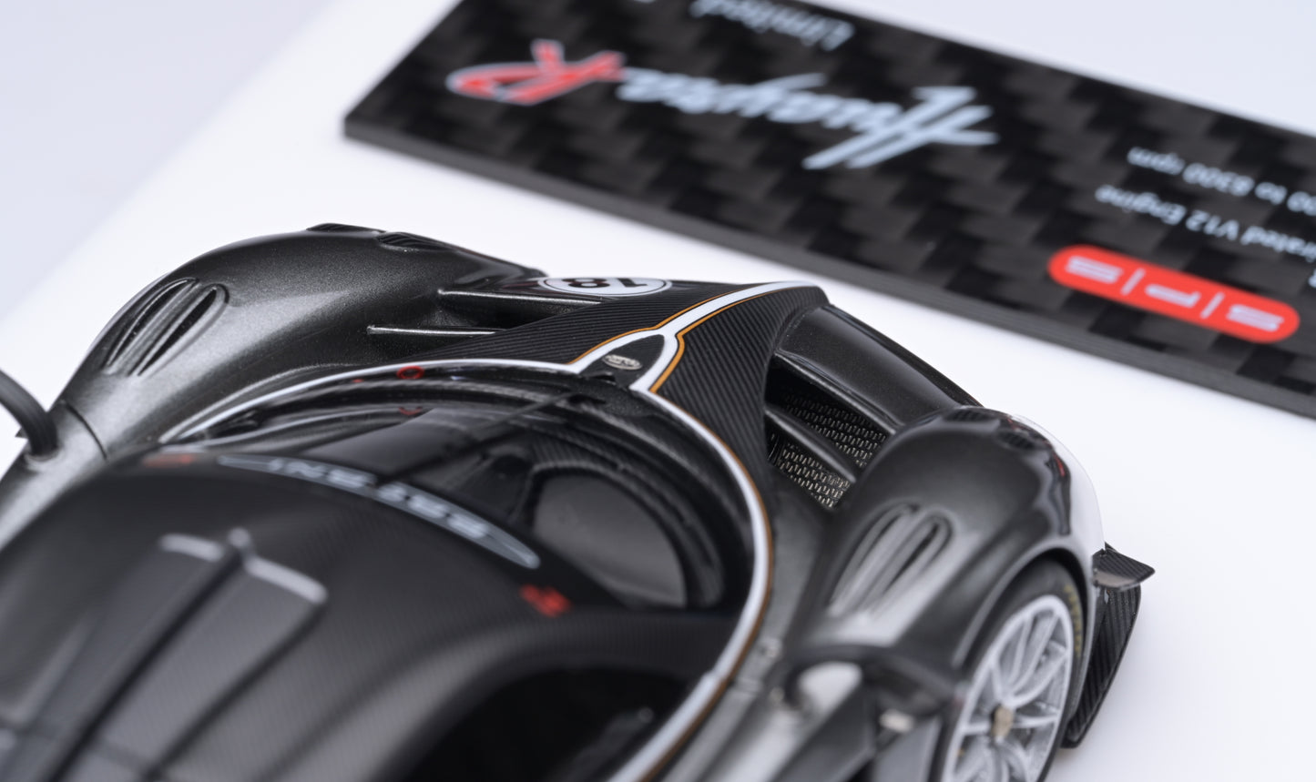 1:43 Figart Model Pagani Huayra R Grigio Knockhill/Black Mamba Carbon Matt #18
