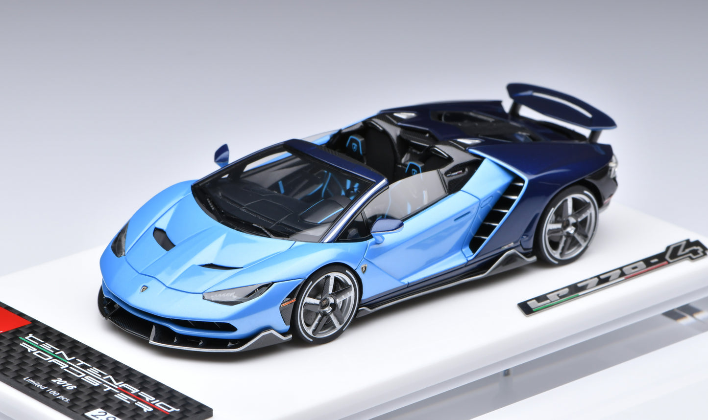1:43 MakeUp Lamborghini Centenario Roadster 2016 (Wing Up) EM783E