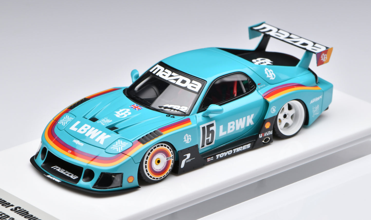 1:43 MakeUp LB-Super Silhouette MAZDA FD3S RX-7 Mint Green LB028C
