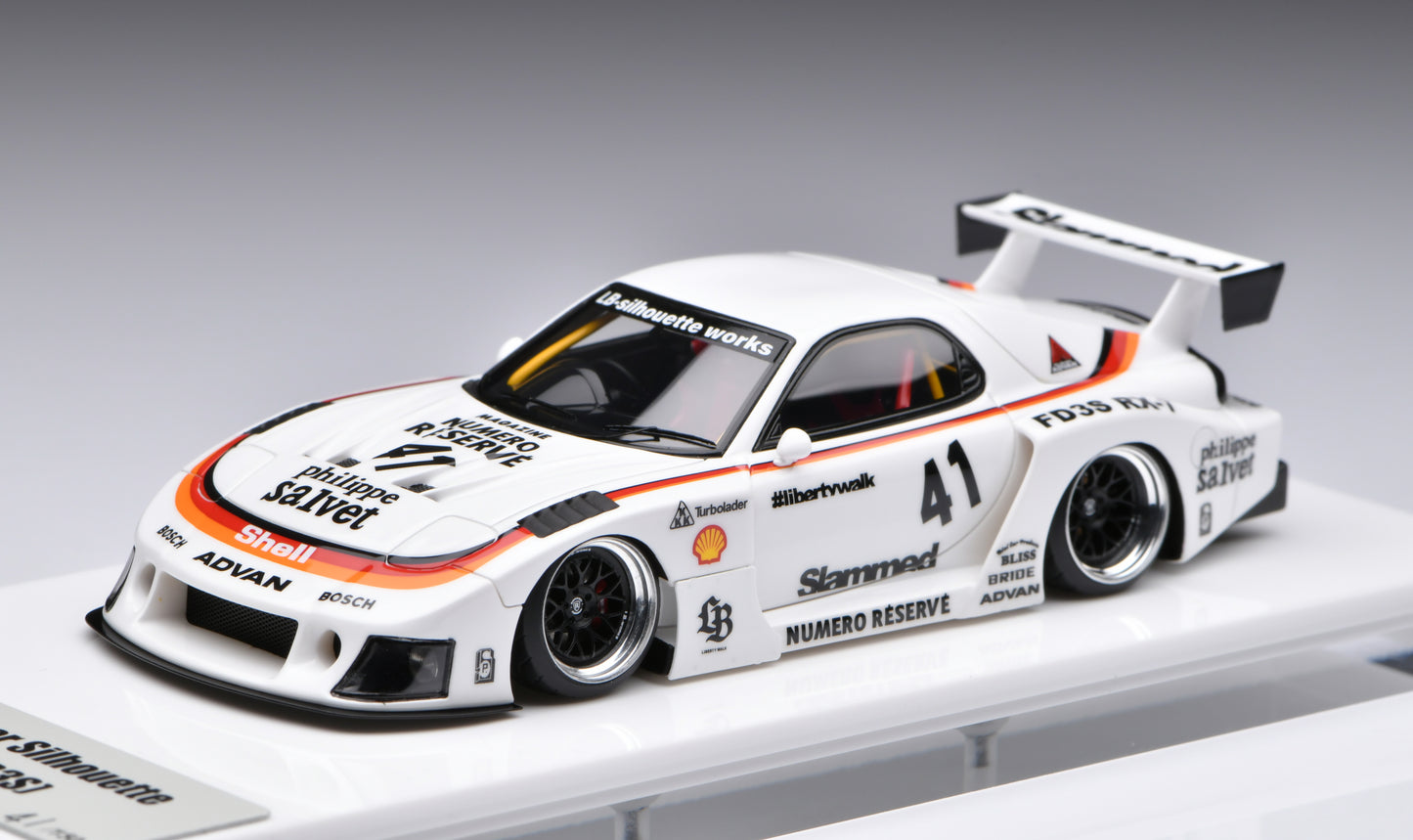 1:43 MakeUp LB-Super Silhouette MAZDA FD3S RX-7 White LB028B