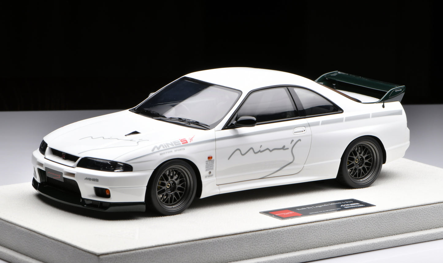 1:18 MakeUp Nissan Skyline GTR R33 BUILT BY LEGENDS Mine's EML133