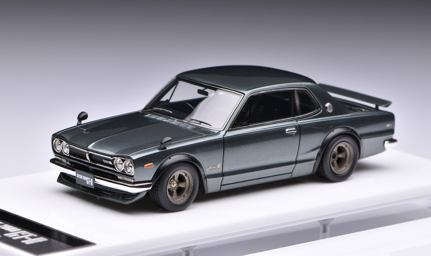1:43 MakeUp Nissan Skyline 2000GTR KPGC10 with Spoiler(NISSAN Works wheel)VM244E