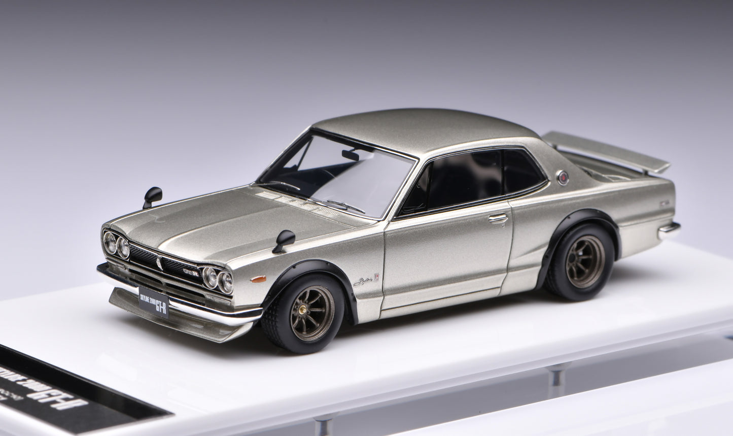 1:43 MakeUp Nissan Skyline 2000 GT-R KPGC10 RS watanabe 8 spoke VM273A