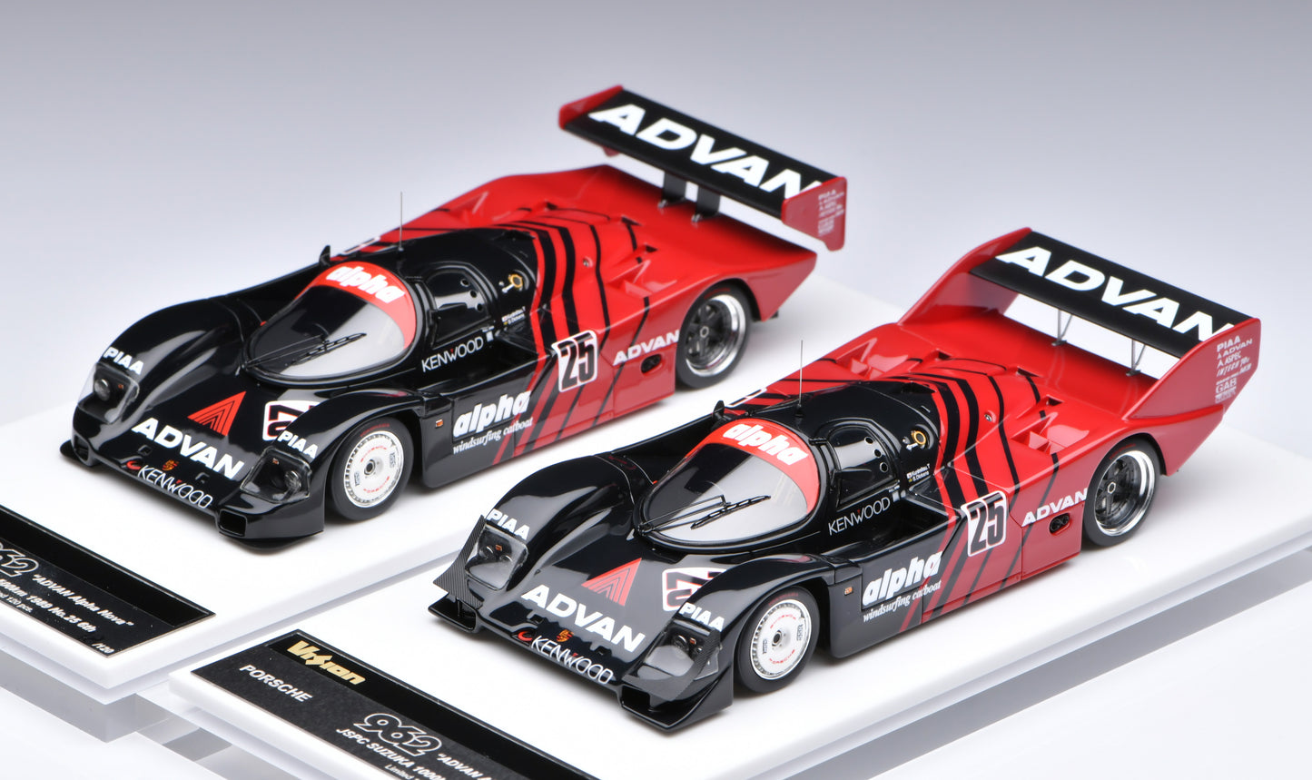 1:43 MakeUp Porsche 962 "ADVAN Alpha Nova"JSPC Fuji 500km 1989 No.25 VM321