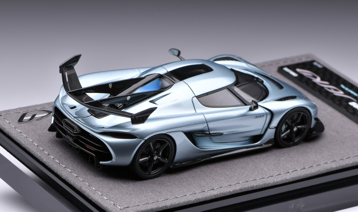 1:43 Gryning Koenigsegg Jesko Attack#7505 Light Ice Blue/Carbon