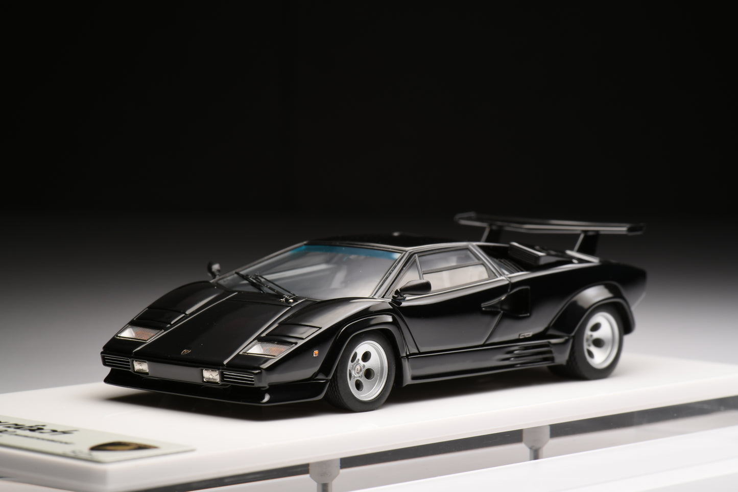 1:43 MakeUp Lamborghini Countach LP5000 QV 1988 with Rear wing EM652G Limited 50 pcs