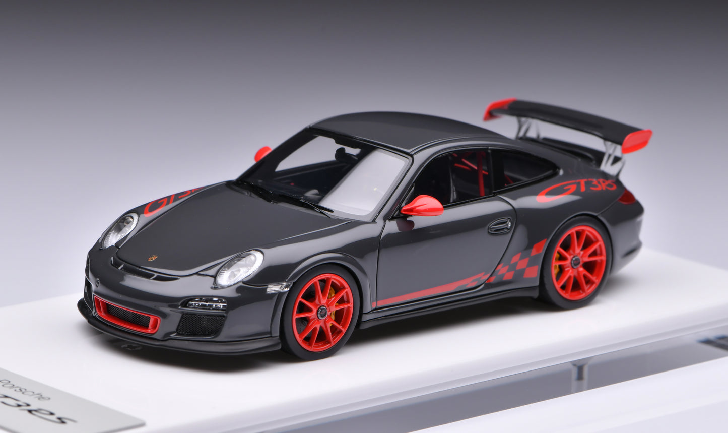 1:43 MakeUp Porsche 911 (997.2) GT3RS Gray Black/Red Stripe EM603A