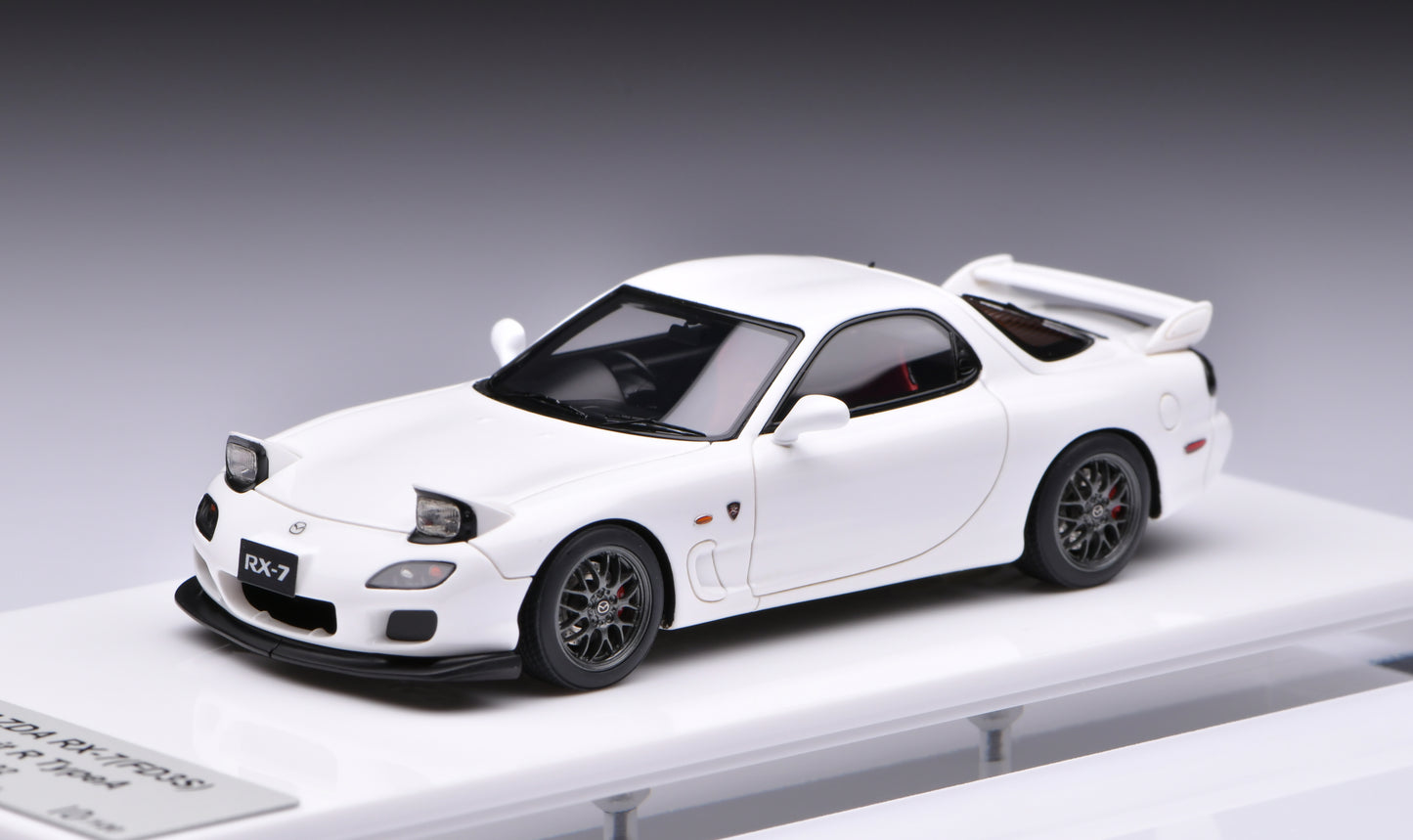 1:43 MakeUp Mazda RX-7(FD3S) Spirt R TypeA(Head lamp open)Pure White EM817B
