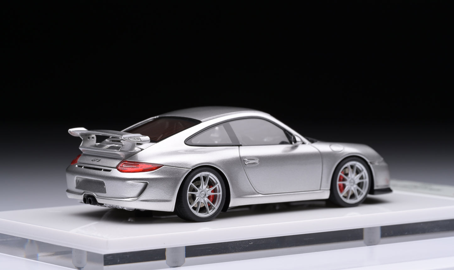 1:43 MakeUp Porsche 911(997.2)GT3 Clubsport Silver EM721E