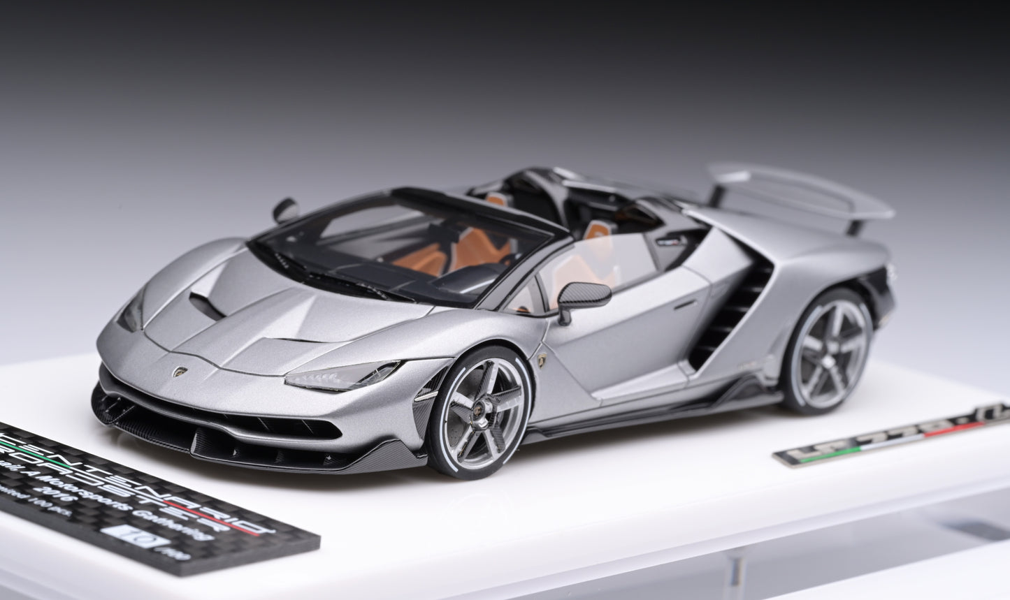 1:43 MakeUp Lamborghini Centenario Roadster(wing up)EM783A