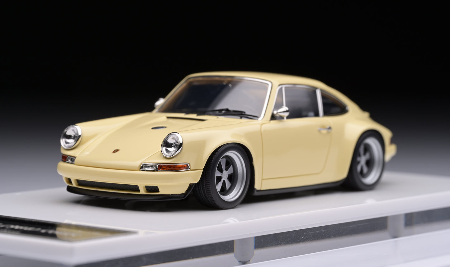 1:43 MakeUp Porsche Singer(964) Pastel Yellow VM111T