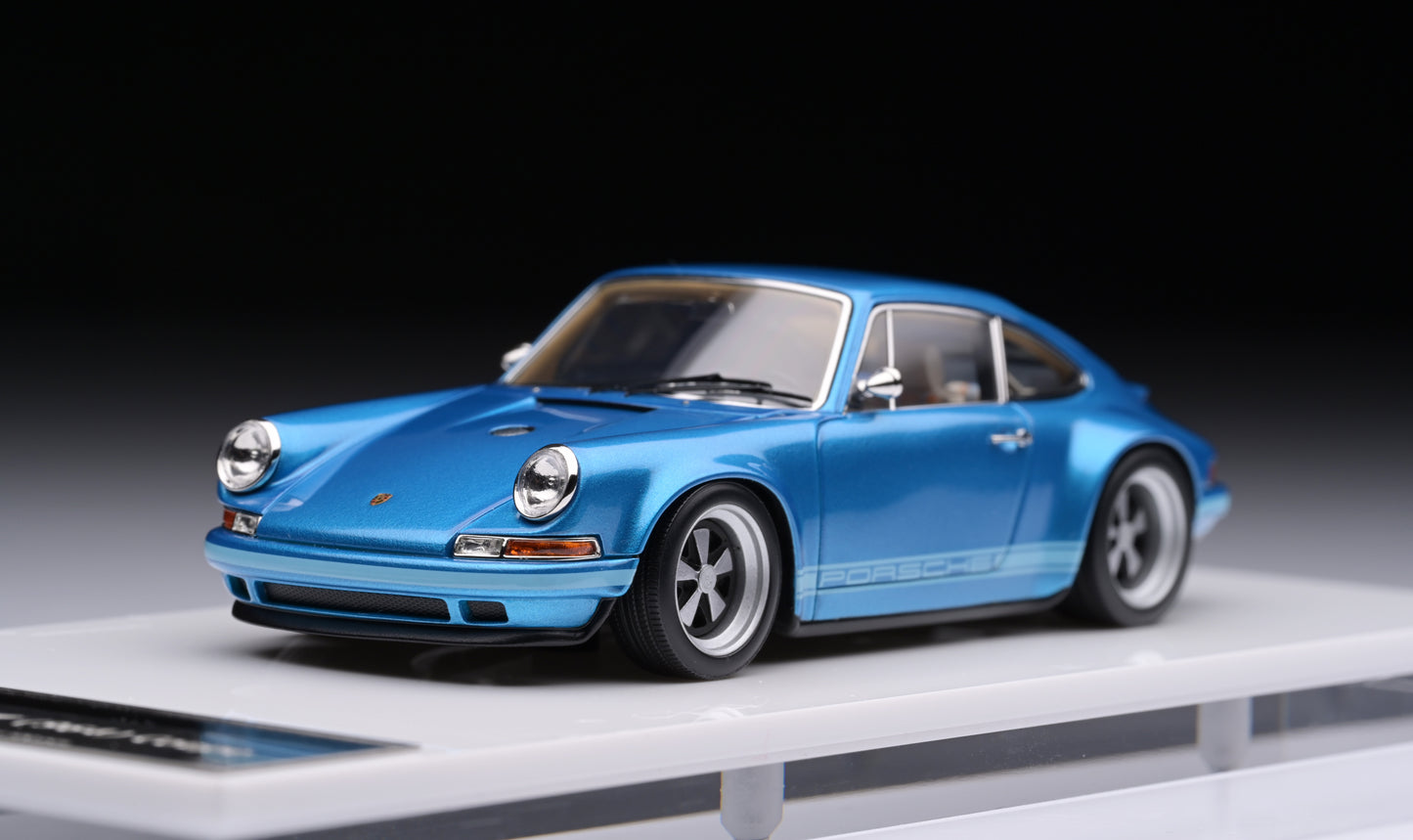 1:43 MakeUp Porsche Singer(964) Light Blue Metallic VM111V