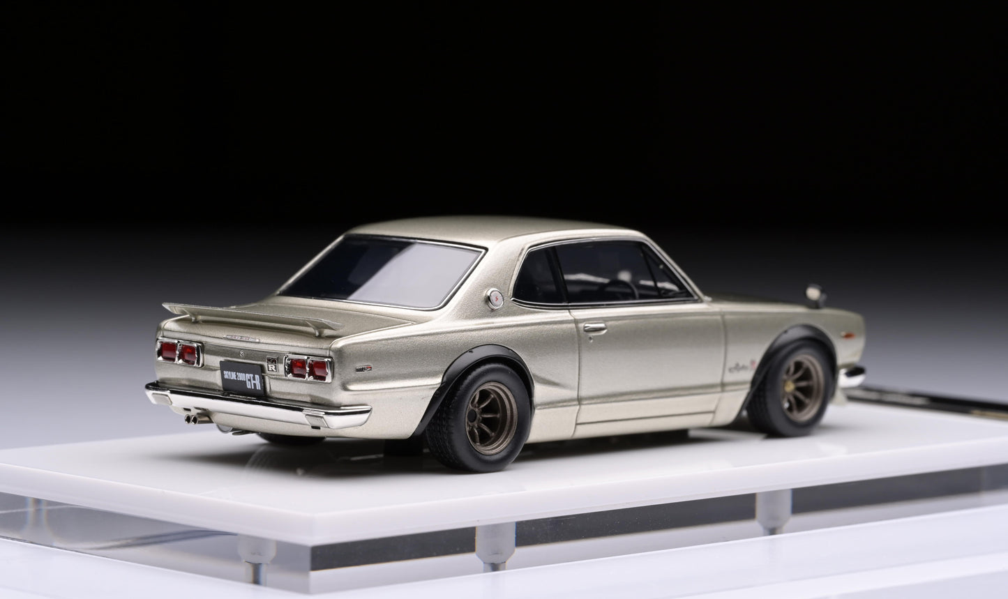 1:43 MakeUp Nissan Skyline 2000 GT-R KPGC10 RS watanabe 8 spoke VM273A