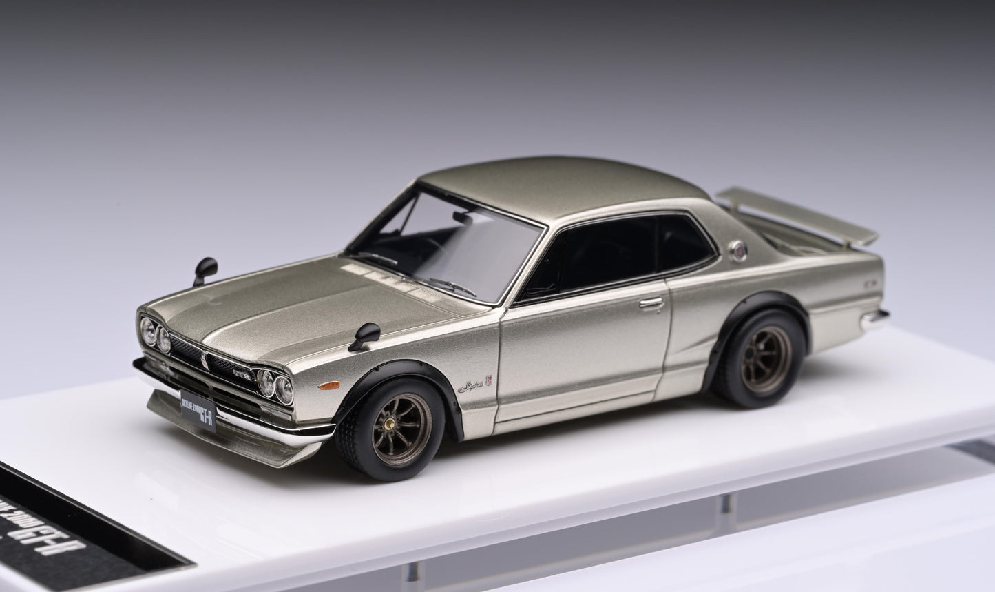 1:43 MakeUp Nissan Skyline 2000 GT-R KPGC10 RS watanabe 8 spoke VM273A