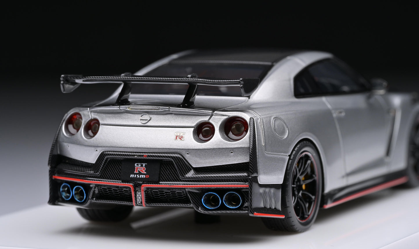 1:43 MakeUp Nissan NISMO GT-R R35 Special edition Ultimte Metal Silver EM709C