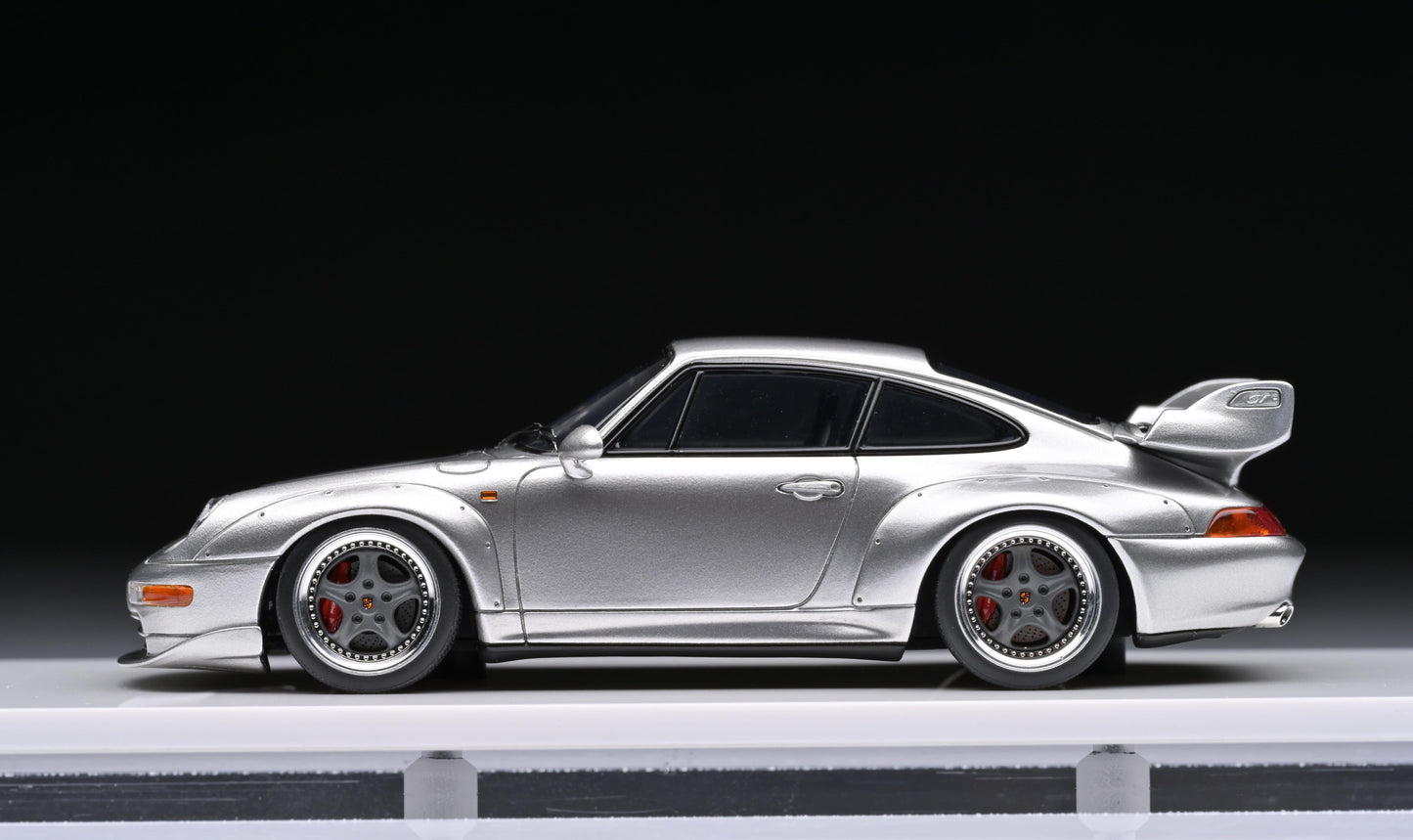 1:43 MakeUp Porsche 911 993 GT2 Street Silver VM114A