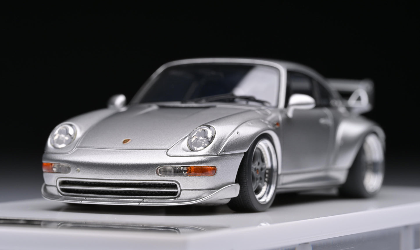 1:43 MakeUp Porsche 911 993 GT2 Street Silver VM114A