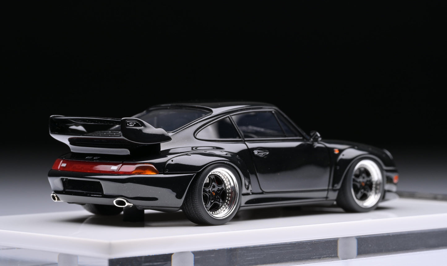 1:43 MakeUp Porsche 911 993 GT2 Street Black Metallic VM114J