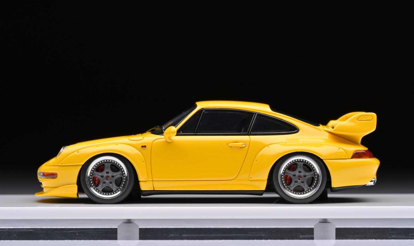1:43 MakeUp Porsche 911 993 GT2 Street Speed yellow VM114B