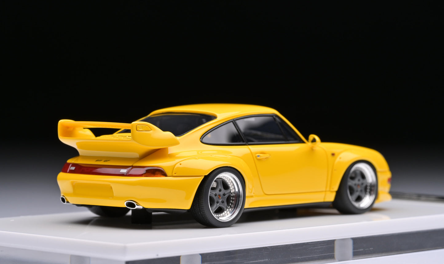 1:43 MakeUp Porsche 911 993 GT2 Street Speed yellow VM114B
