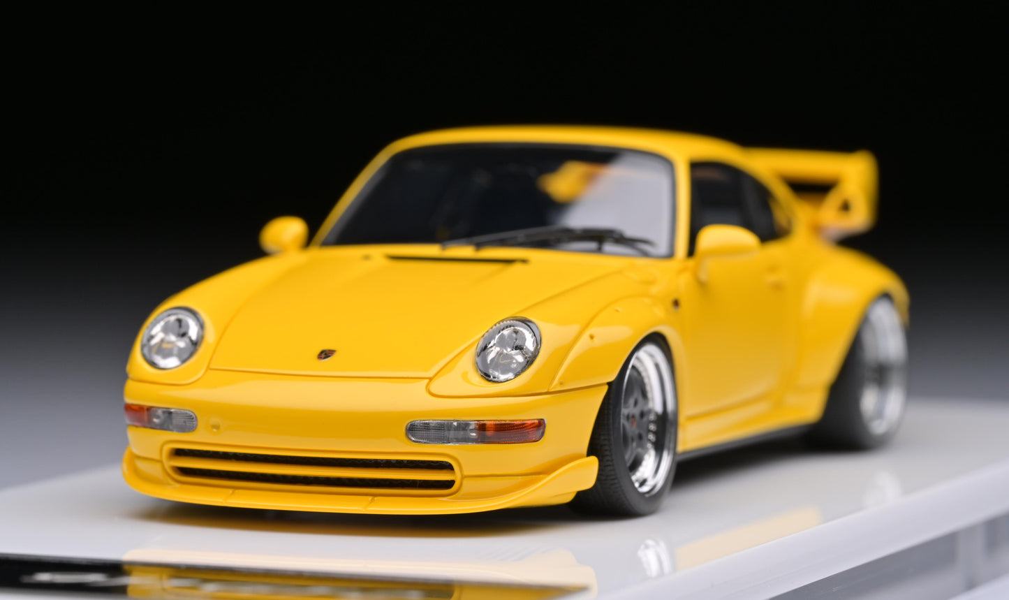 1:43 MakeUp Porsche 911 993 GT2 Street Speed yellow VM114B