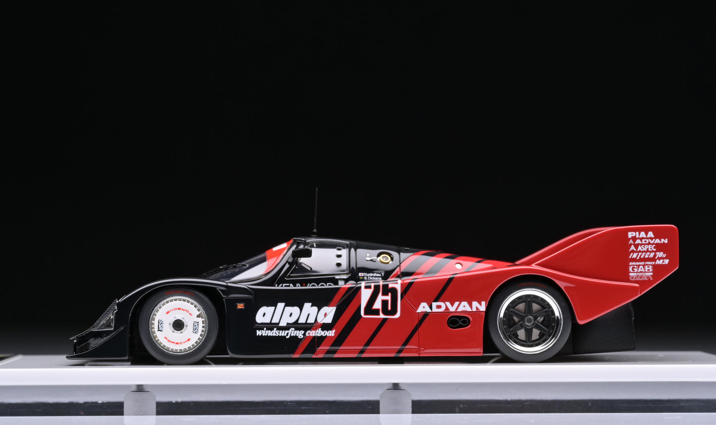 1:43 MakeUp Porsche 962C"ADVAN Alpha "JSPC SUZUKA 1000KM Winner VM320