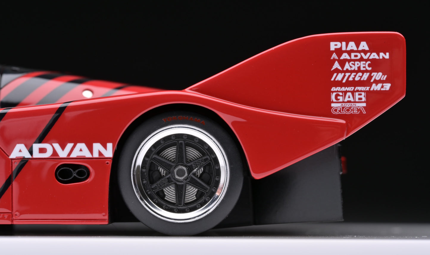 1:43 MakeUp Porsche 962C"ADVAN Alpha "JSPC SUZUKA 1000KM Winner VM320