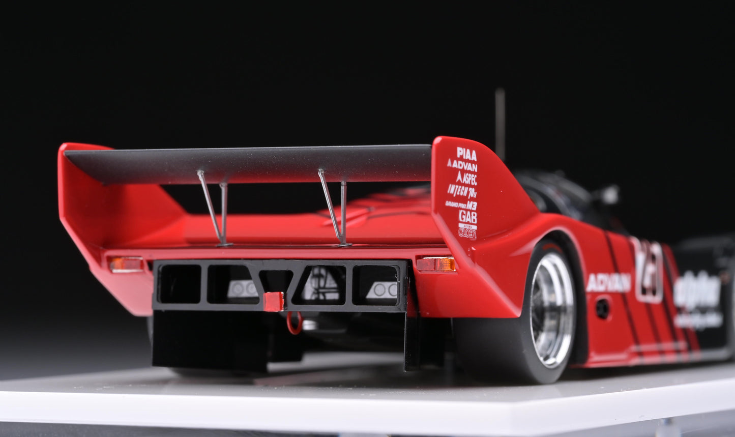 1:43 MakeUp Porsche 962C"ADVAN Alpha "JSPC SUZUKA 1000KM Winner VM320