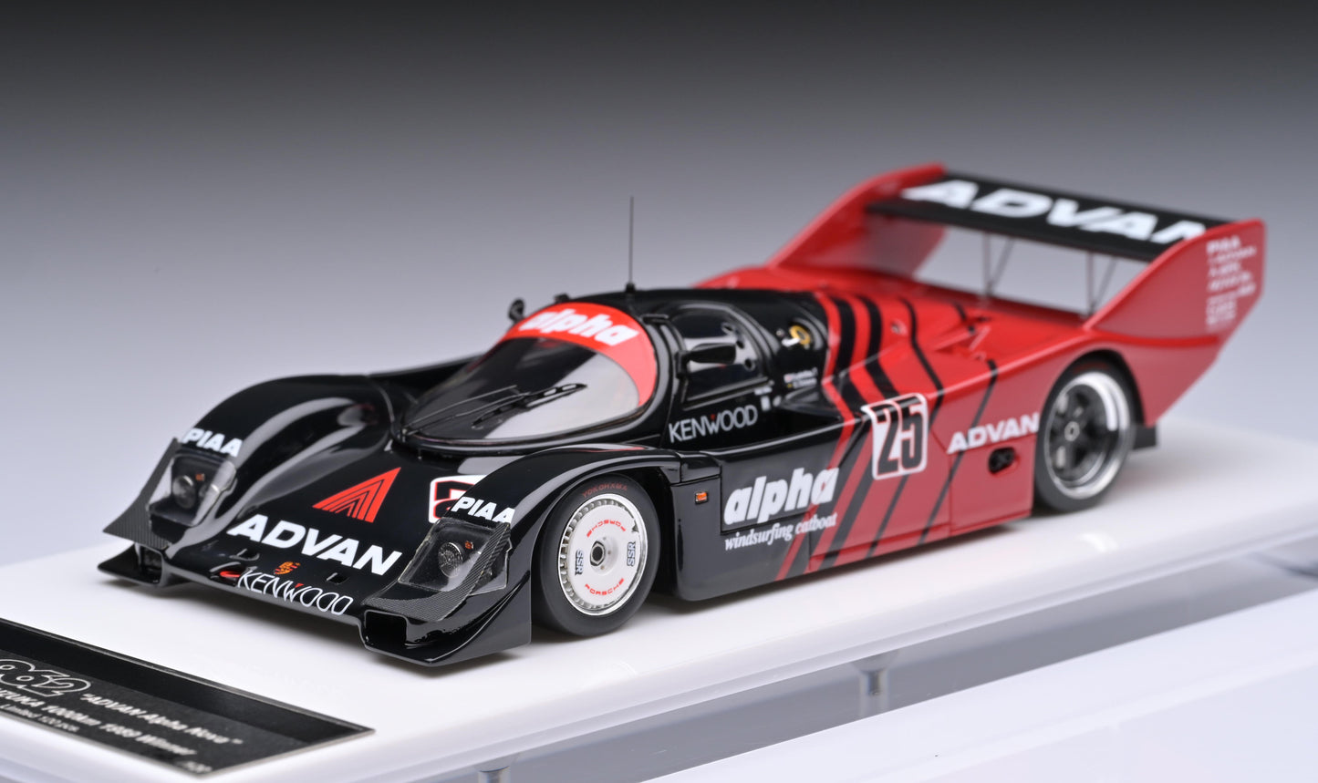 1:43 MakeUp Porsche 962C"ADVAN Alpha "JSPC SUZUKA 1000KM Winner VM320