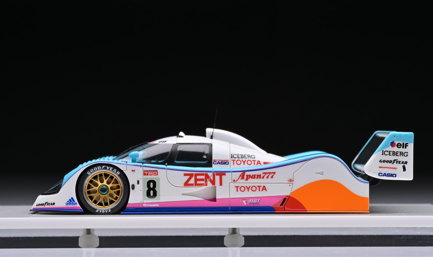 1:43 MakeUp Toyota TS010"Toyota Team Tom's-ZENT"Lemans 2h 1992 8th VM223B