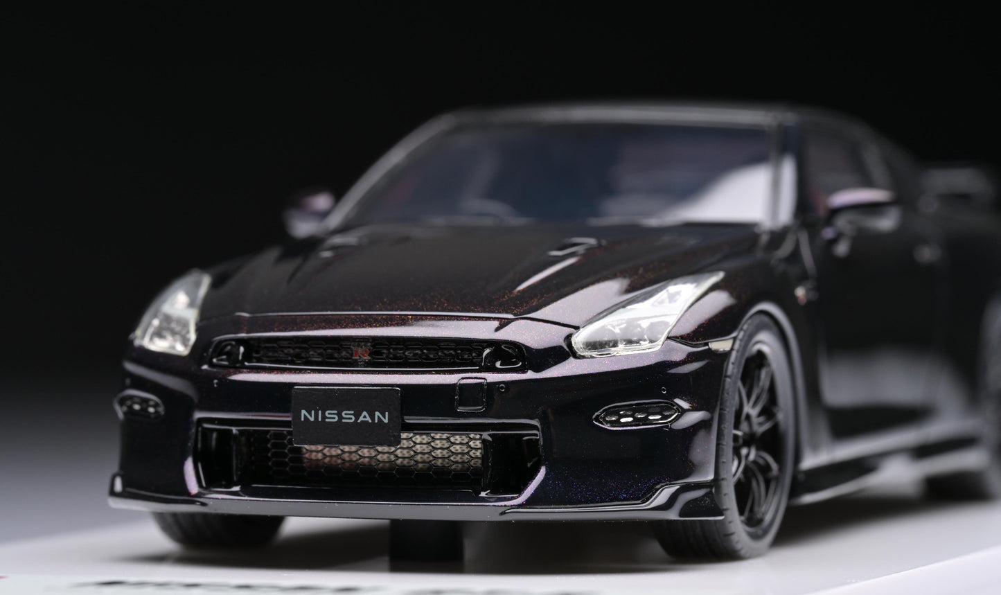 1:43 MakeUp Nissan GT-R Track edition by NISMO T-spec 2024 Midnight Purple EM696A