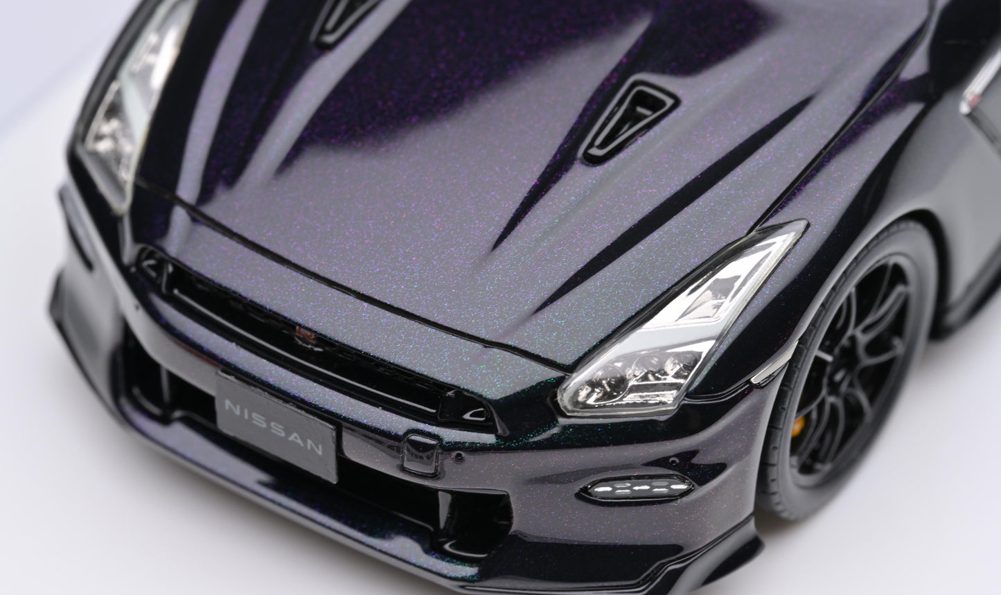 1:43 MakeUp Nissan GT-R Track edition by NISMO T-spec 2024 Midnight Purple EM696A