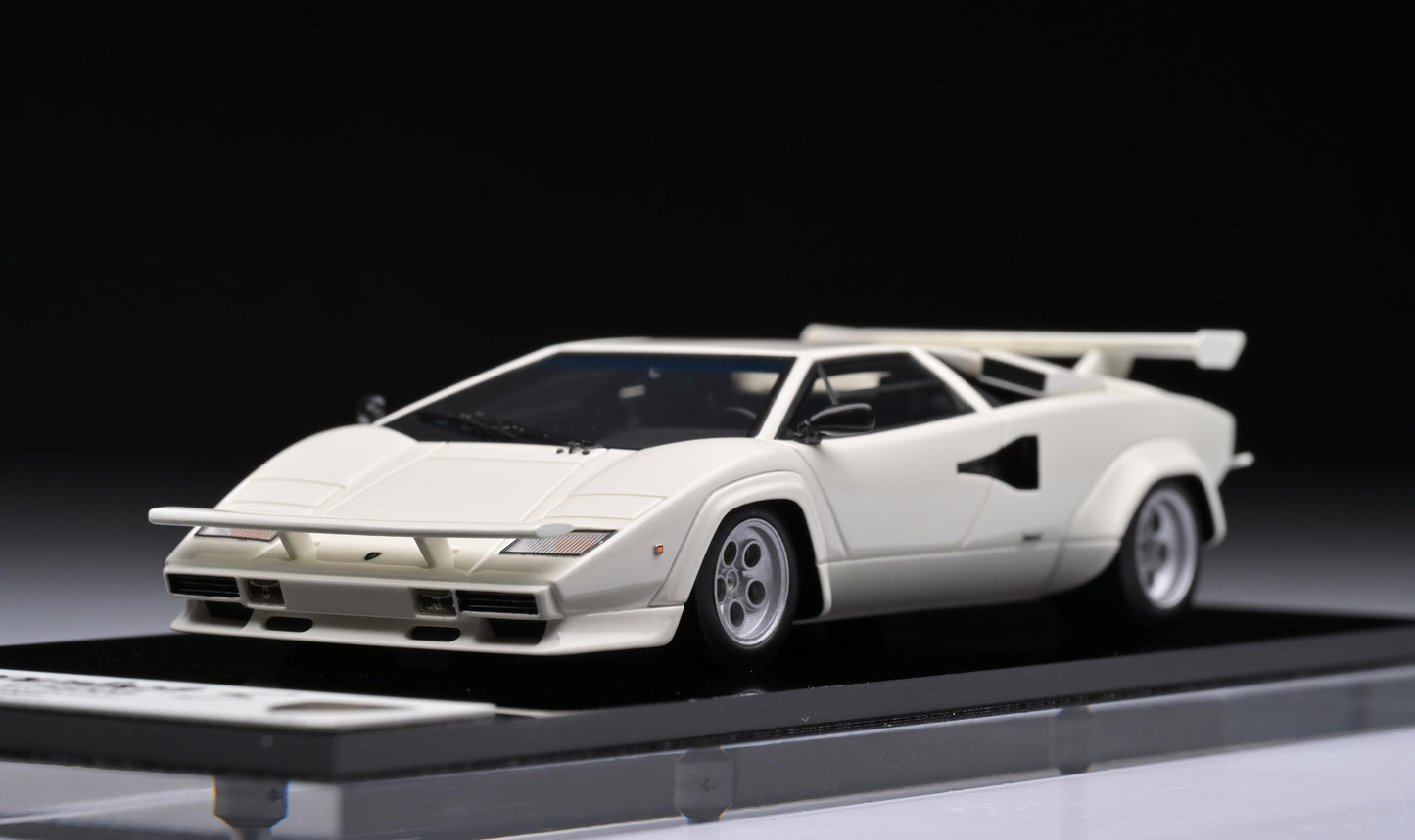 1:43 MakeUp Lamborghini Countach LP400S U.S.Modification 1981 White EM506B
