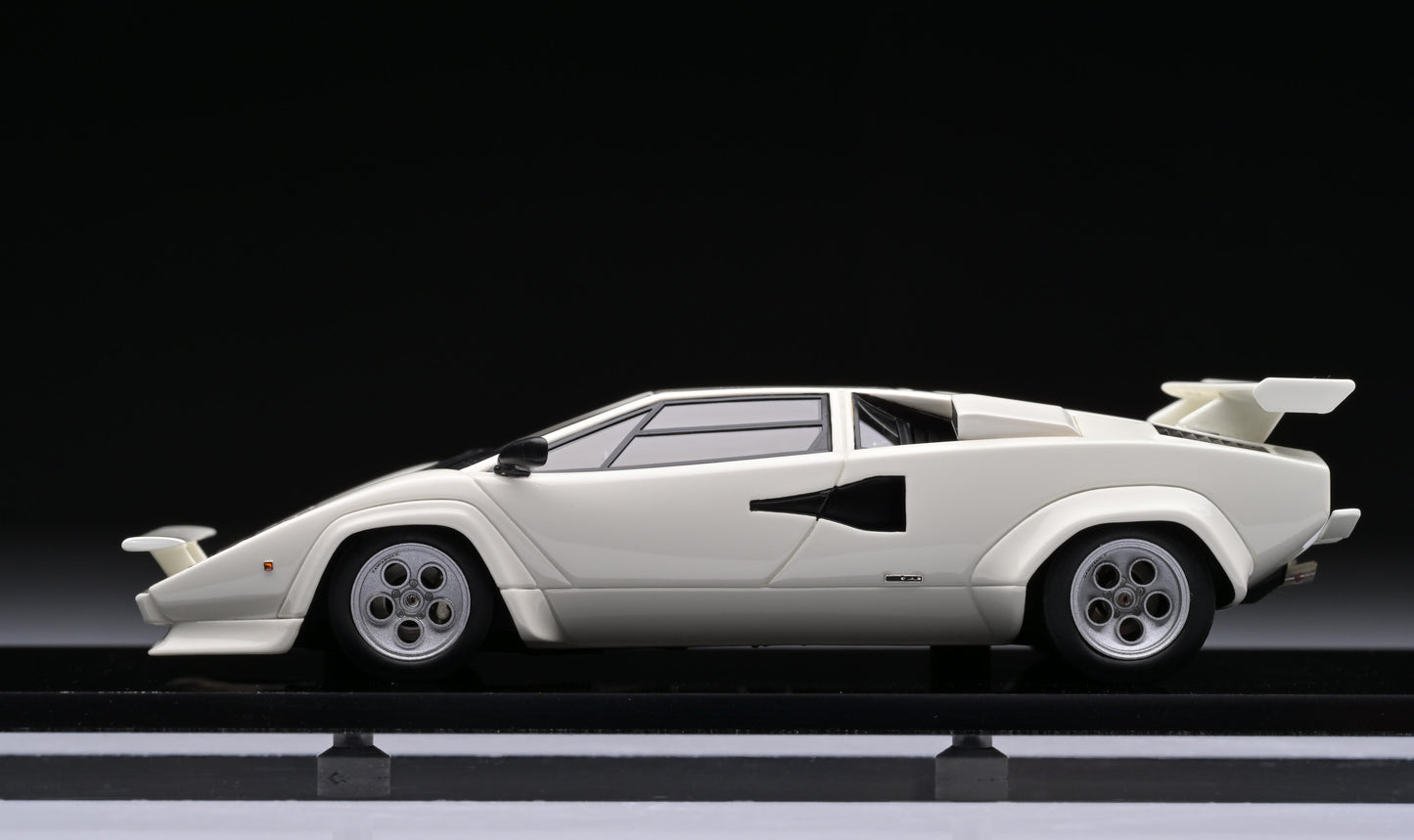 1:43 MakeUp Lamborghini Countach LP400S U.S.Modification 1981 White EM506B