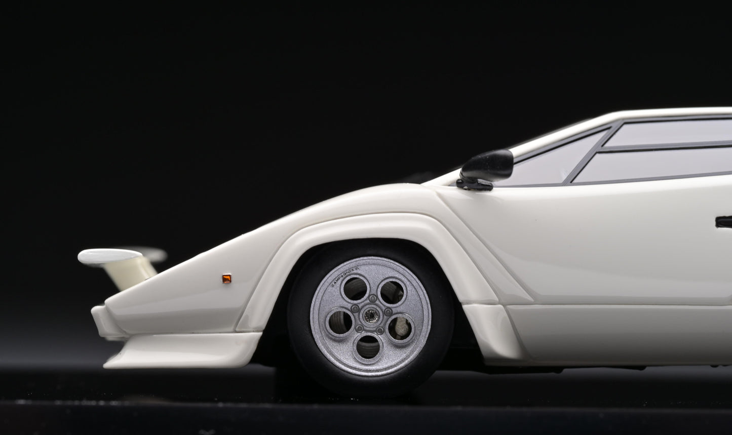 1:43 MakeUp Lamborghini Countach LP400S U.S.Modification 1981 White EM506B