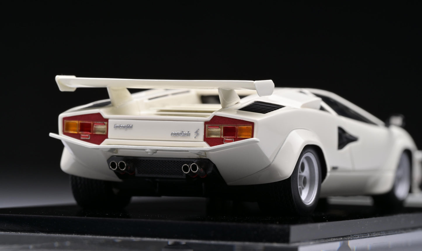 1:43 MakeUp Lamborghini Countach LP400S U.S.Modification 1981 White EM506B
