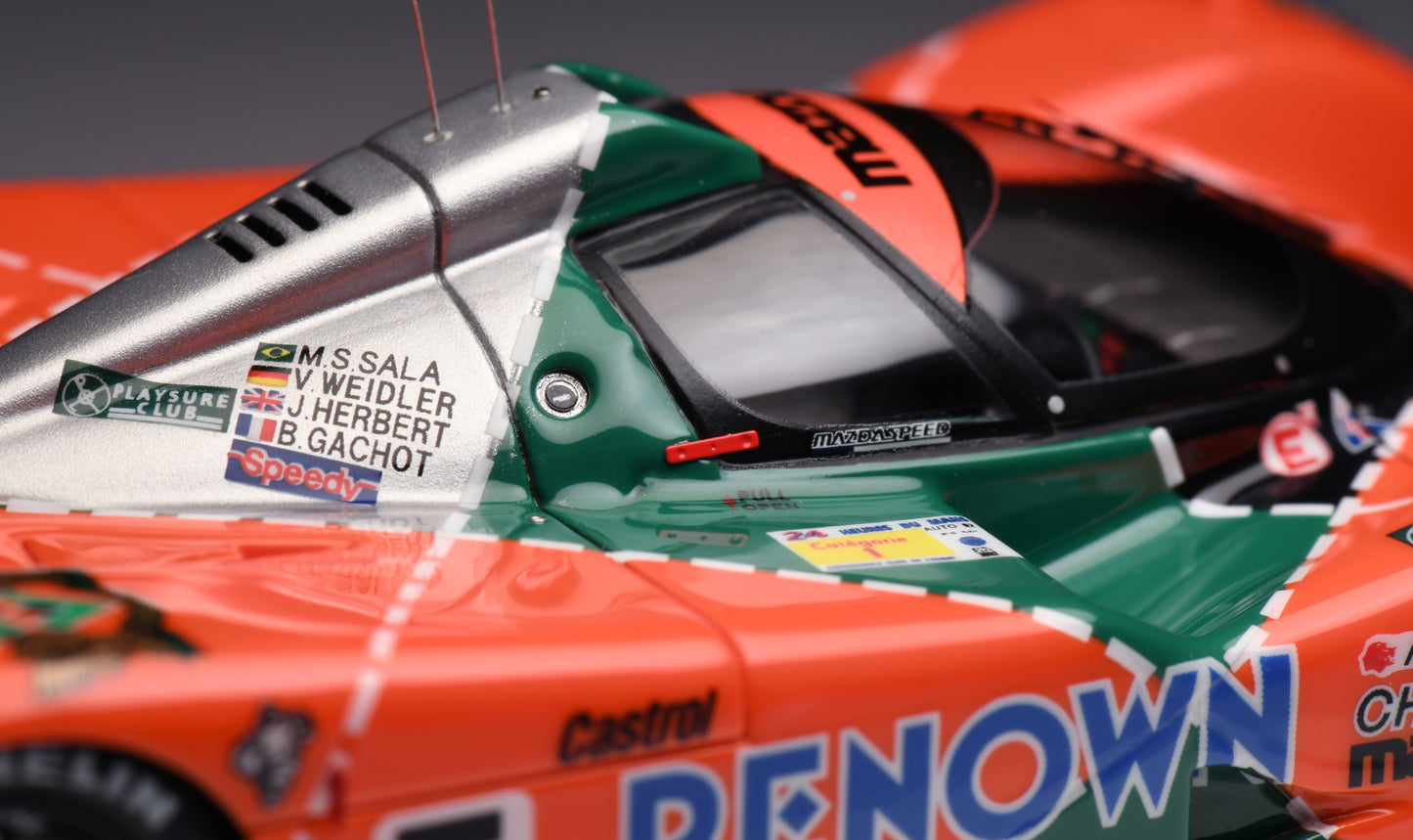1:43 MakeUp Mazda MX-R01"RENOWN"LeMans 1992 No.5 4th EM312