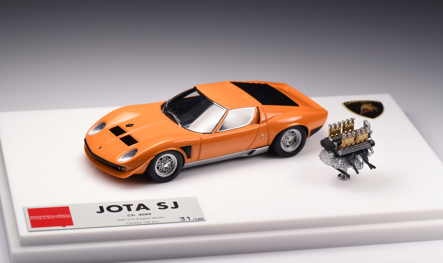 1:43 MakeUp Lamborghini Jota SJ with V12 Engine EM331-SP