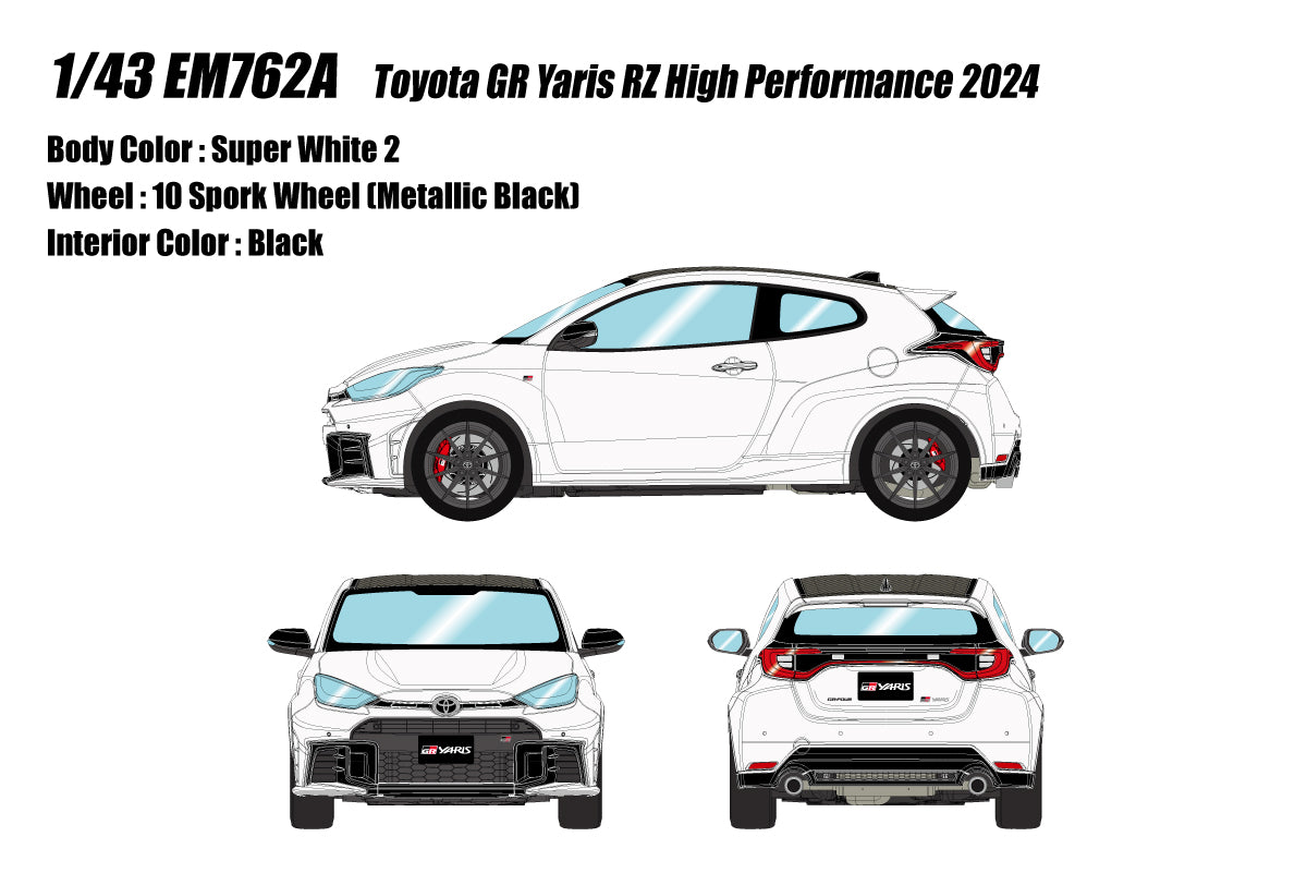 Pre-Order 1:43 Toyota GR Yaris RZ High Performance 2024 EM762