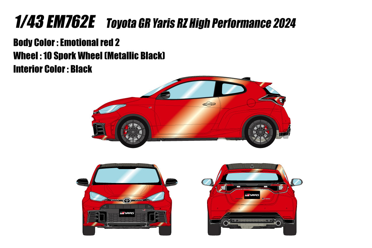 Pre-Order 1:43 Toyota GR Yaris RZ High Performance 2024 EM762