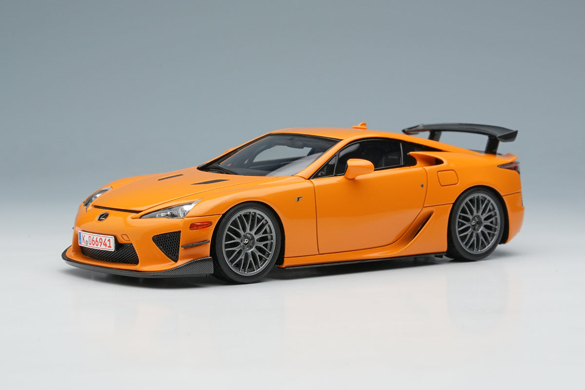 Pre-Order 1:43 MakeUp Lexus LFA Nurburgring Package "Nurburgring Fastest Lap 7:14:64" 2011 EM778