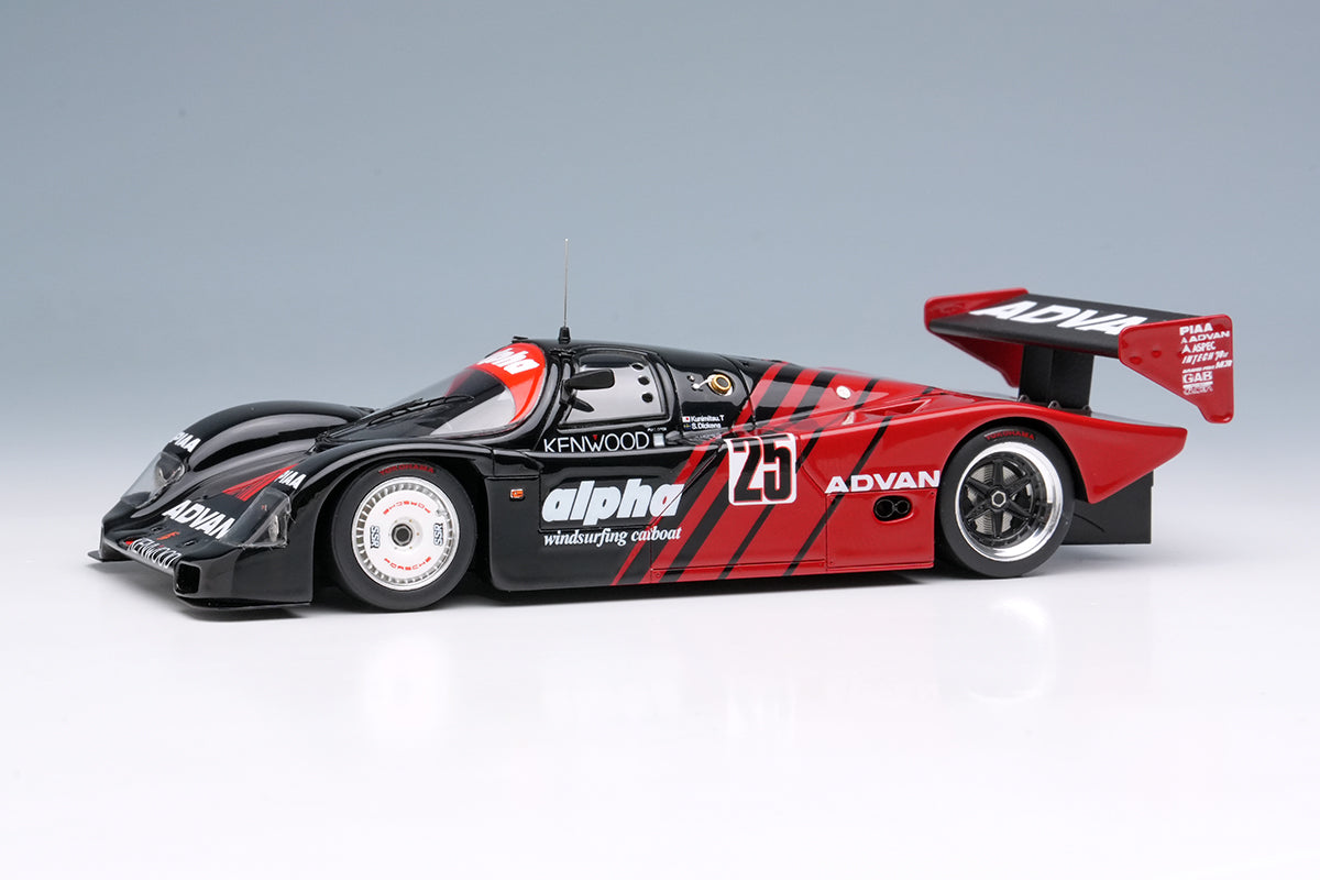 Pre-Order 1:43 MakeUp Porsche 962C " ADVAN Alpha Nova" JSPC Fuji 500km 1989 No.25 6th VM321